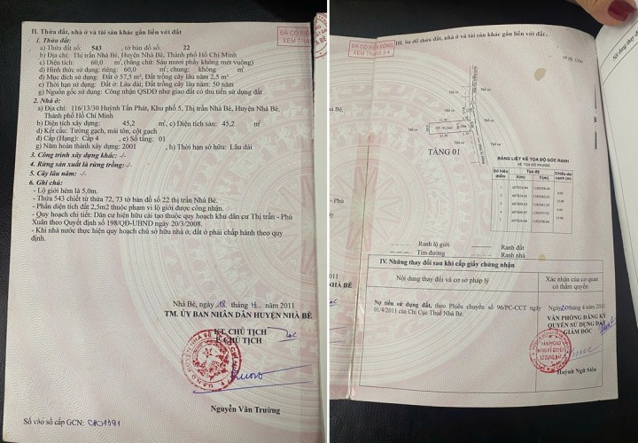 HOT HOT - CẦN BÁN CĂN NHÀ HẺM TẠI Hẻm 1716, Đường Huỳnh Tấn Phát, Thị trấn Nhà Bè, Nhà Bè, HCM