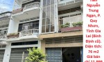 CHÍNH CHỦ Bán Nhà 4 Tầng Mặt Tiền Nguyễn Trung Ngạn, P. Quy Nhơn, Tỉnh Gia Lai (Bình Định cũ).