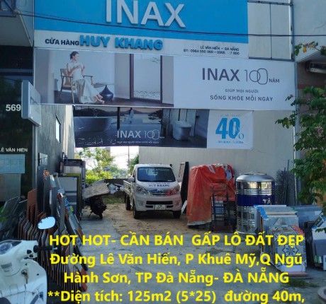 HOT HOT- CẦN BÁN GẤP LÔ ĐẤT ĐẸP Đường Lê Văn Hiến, P Khuê Mỹ,Q Ngũ Hành Sơn, TP Đà Nẵng- ĐÀ NẴNG