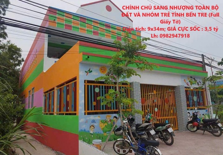 CHÍNH CHỦ SANG NHƯỢNG TOÀN BỘ ĐẤT VÀ NHÓM TRẺ TỈNH BẾN TRE (Full Giấy Tờ)