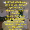 CHO Thuê Villa Nguyên Căn ở Đà Lạt -  Tại 4/19 Trịnh Hoài Đức, Phường 11, Đà Lạt – Lâm Đồng
