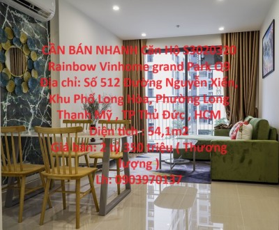 CẦN BÁN NHANH Căn Hộ S3020320 Rainbow Vinhome grand Park Q9