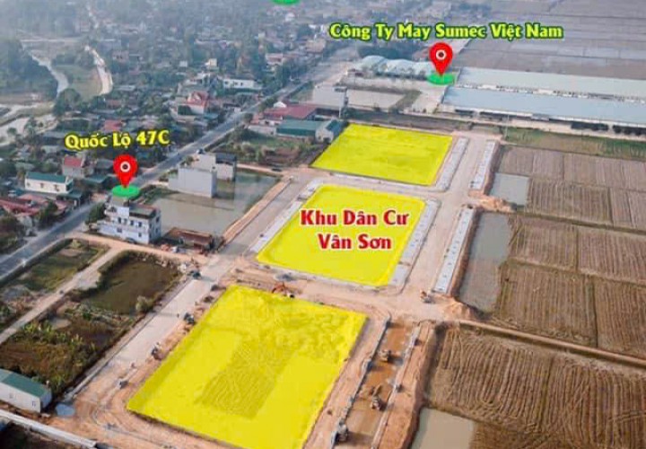 ĐẤT ĐẸP – CẦN BÁN LÔ ĐẤT MẶT TIỀN  TẠI Xã Vân Sơn, huyện Triệu Sơn, tỉnh Thanh Hóa