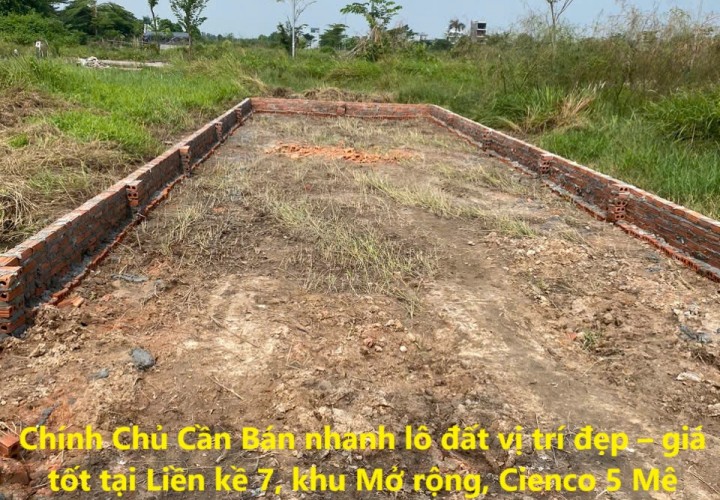 Chính Chủ Cần Bán nhanh lô đất vị trí đẹp – giá tốt  tại Cienco 5  huyện Mê Linh, TP Hà Nội