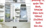 Cần Cho thuê nhanh căn nhà vị trí đẹp tại phường 12, quận Tân Bình, TPHCM