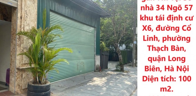 Chính Chủ Cần Bán Nhanh Lô Đất Mặt Tiền gần 7m Tại Phường Thạch Bàn, Quận Long Biên, tp Hà Nội