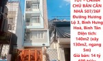 NHÀ  ĐẸP – GIÁ TỐT – CHÍNH CHỦ BÁN CĂN NHÀ 507/36F Đường Hương Lộ 3, Bình Hưng Hoà, Bình Tân