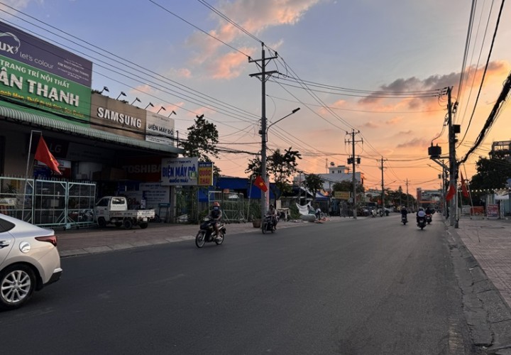 BÁN GẤP Nền Mặt Tiền Đường Trưng Nữ Vương, Phường Châu Phú B, Châu Đốc, An Giang