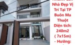 NHÀ ĐẸP- GIÁ TỐT – Cần Bán Nhanh Căn Nhà Đẹp Vị Trí Tại TP Buôn Ma Thuột