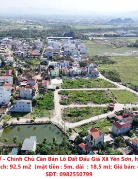 ĐẤT ĐẸP - GIÁ ĐẦU TƯ - Chính Chủ Cần Bán Lô Đất Đấu Giá Xã Yên Sơn, huyện Quốc Oai, Hà Nội