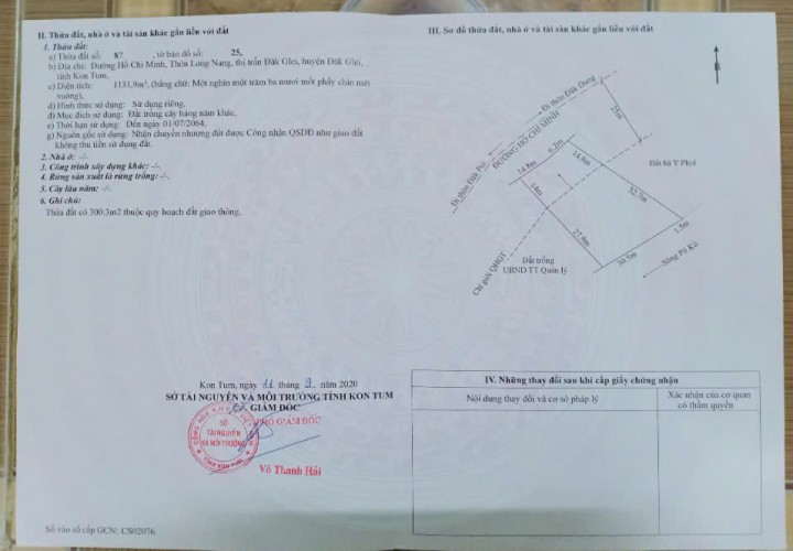 GIÁ TỐT - CHÍNH CHỦ Cần Bán Nhanh Lô Đất Nhà Vườn Mặt Tiền View  Suối Vị Trí Tại Tỉnh Kon Tum