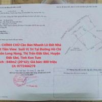 GIÁ TỐT - CHÍNH CHỦ Cần Bán Nhanh Lô Đất Nhà Vườn Mặt Tiền View  Suối Vị Trí Tại Tỉnh Kon Tum