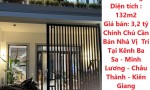 Chính Chủ Cần Bán Nhà Vị  Trí Tại Đường Lộ Liên Hương - Vĩnh Quang - Rạch Giá - Kiên Giang