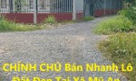 CHÍNH CHỦ Bán Nhanh Lô Đất Đẹp Tại Xã Mỹ An, Huyện Thủ Thừa, Tỉnh Long An