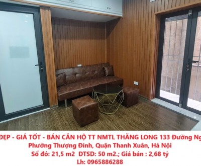 CĂN GÓC ĐẸP - GIÁ TỐT - BÁN CĂN HỘ TT NMTL THĂNG LONG Đối Diện Royal City, Thanh Xuân, Hà Nội