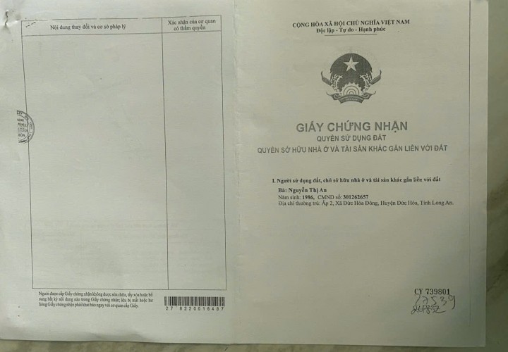 Nhà Đẹp - Giá Tốt - Chính Chủ Cần Bán Căn Nhà Liền Quán Cà Phê Sân Vườn Tại Đức Hòa, Long An.