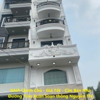 NHÀ Chính Chủ - Giá Tốt - Cần Bán Nhà Đường Trần Xuân Soạn thông Nguyễn Thị Thập, P Tân Hưng, Quận 7