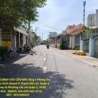 ĐẤT  ĐẸP – CHÍNH CHỦ CẦN BÁN Tặng 5 Phòng Trọ Và Mặt Tiền Kinh Doanh P Thạnh Mỹ Lợi, Quận 2