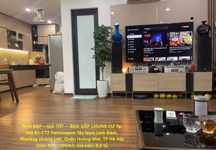 NHÀ ĐẸP – GIÁ TỐT –  BÁN GẤP CHUNG CƯ  Tại phường Hoàng Liệt, Hoàng Mai, HN