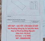 ĐẤT ĐẸP – GIÁ TỐT -CẦN BÁN LÔ ĐẤT TẠI Phường Đồng Kỵ Từ Sơn Bắc Ninh Nay Là Phường Đồng Nguyên