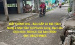 ĐẤT CHÍNH CHủ - Bán GẤP Lô Đất Tiềm Năng 2 Mặt Tiền Tại Phước Long, Bạc Liêu