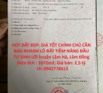 HOT ĐẤT ĐẸP- GIÁ TỐT CHÍNH CHỦ CẦN BÁN NHANH LÔ ĐẤT TIỀM NĂNG ĐẦU TƯ SINH LỜI huyện Lâm Hà, Lâm Đồng
