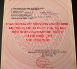 Chính Chủ Bán ĐẤT NỀN VÙNG VEN TÂY NINH - Mặt Tiền QL14C, Xã Phước Vinh, Tây Ninh