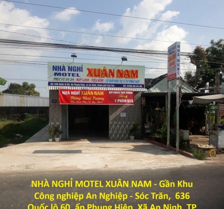 NHÀ NGHỈ MOTEL XUÂN NAM - Gần Khu Công nghiệp An Nghiệp - Sóc Trăng
