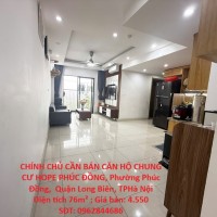 CHÍNH CHỦ CẦN BÁN CĂN HỘ CHUNG CƯ HOPE PHÚC ĐỒNG, Phường Phúc Đồng, Quận Long Biên, TPHà Nội