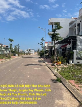 HÀNG HIẾM CHÍNH CHỦ BÁN Lô Đất Biệt Thự Khu Sinh Thái Diêm Vân Xã Phước Thuận, Tuy Phước, tỉnh Bình Định