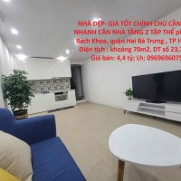 NHÀ ĐẸP- GIÁ TỐT CHÍNH CHỦ CẦN BÁN NHANH CĂN NHÀ TẦNG 2 TẬP THỂ BÁCH KHOA Hà Nội