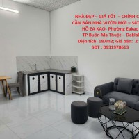 NHÀ ĐẸP – GIÁ TỐT – CHÍNH CHỦ CẦN BÁN NHÀ VƯỜN MỚI – SÁT KDL HỒ EA KAO- Phường Eakao