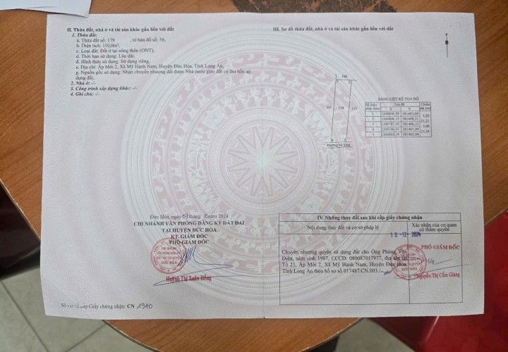 NHÀ ĐẸP – GIÁ TỐT  – CHÍNH CHỦ CẦN BÁN Tại Ấp Mới 2, Mỹ Hạnh Nam, Đức Hòa, Long An