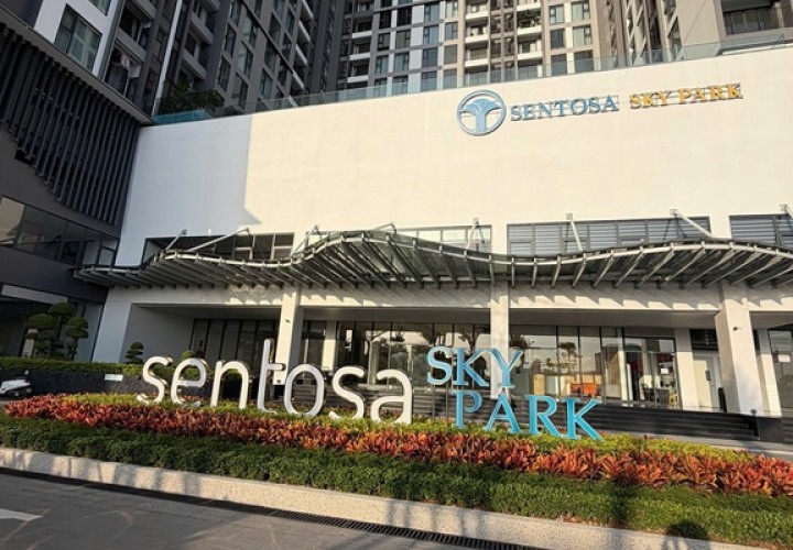 CĂN HỘ TIỆN ÍCH ĐẦY ĐỦ - GIÁ TỐT CẦN BÁN NHANH Căn góc Sentosa Sky Park Hải Phòng 2 mặt thoáng