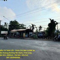 ĐẤT ĐẸP - ĐẦU TƯ SINH LỜI - Chính Chủ Bán Lô Đất Tại  Đinh Tiên Hoàng phường Tân Hạnh, Vĩnh Long