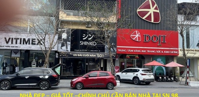 NHÀ ĐẸP – GIÁ TỐT –CHÍNH CHỦ CẦN BÁN NHÀ TẠI SN 98, Đường Nguyễn Văn Cừ, P.Trường Thi, Vinh, Nghệ An