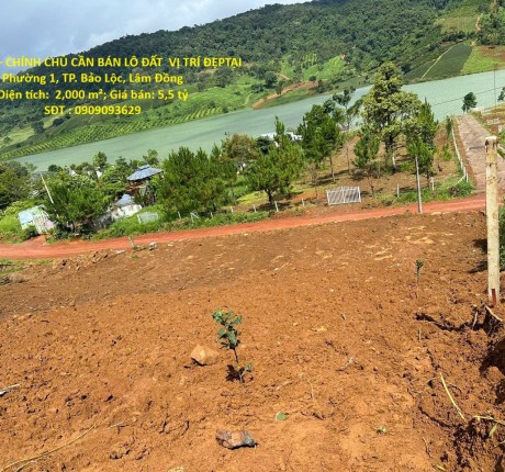 HOT HOT – CHÍNH CHỦ CẦN BÁN LÔ ĐẤT VỊ TRÍ ĐẸPTẠI Phường 1, TP. Bảo Lộc, Lâm Đồng