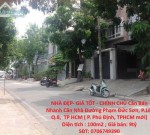 NHÀ ĐẸP- GIÁ TỐT - CHÍNH CHỦ Cần Bán Nhanh Căn Nhà Mặt Tiền Chợ, Đường 12m Tại Phường 16, Q.8, TPHCM