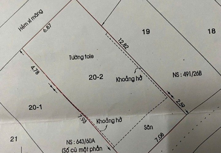 BÁN NHÀ 2 MẶT HẺM XE HƠI - GIÁ TỐT TẠI 643/60 XVNT, Phường 26, Bình Thạnh, HCM