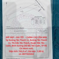 ĐẤT ĐẸP – GIÁ TỐT  – CHÍNH CHỦ CẦN BÁN Tại Đường Tân Thành 11, Đường Tân Thành 11, Thị trấn Tân Thành