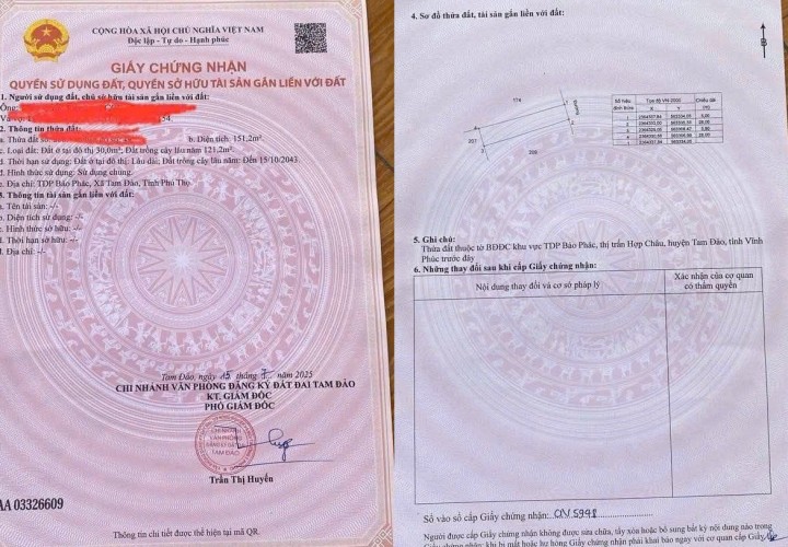 NHÀ ĐẸP  - GIÁ TỐT Chính Chủ Cần bán nhanh căn nhà tại xã Tam Đảo tỉnh Vĩnh Phúc