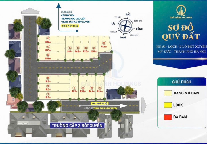 HOT HOT – SỞ HỮU NGAY LÔ ĐẤT Vị Trí Đẹp Tại xã Bột Xuyên, huyện Mỹ Đức, TP. Hà Nội
