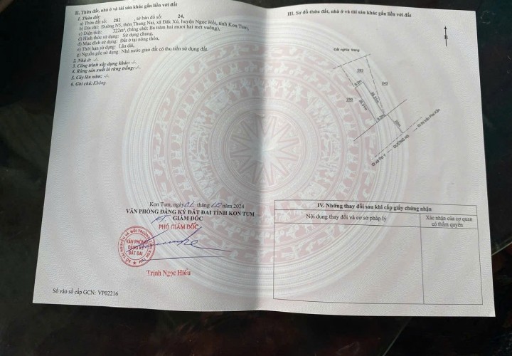 ĐẤT KINH DOANH - GIÁ TỐT CHÍNH CHỦ CẦN BÁN GẤP ĐẤT Đường T18 xã Đăk Xú-  Ngọc Hồi -  Kon Tum