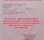 ĐẤT VỊ TRÍ ĐẸP – CHÍNH CHỦ CẦN BÁN Đất Tái Định Cư Lộc An Bình Sơn, Xã Lộc An, Long Thành, Đồng Nai.