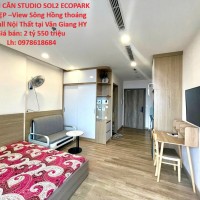 CĂN STUDIO SOL2 ECOPARK TẦNG ĐẸP – View Sông Hồng thoáng mát – Full Nội Thất tại huyện Văn Giang tỉnh Hưng Yên