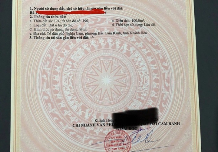 Đất Đẹp – Giá Tốt – Bán Đất Phân Lô Nhà Nước Sát Biển Vịnh Cam Ranh, Gần Sân Bay Cam Ranh,Khánh Hòa