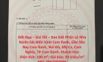 Đất Đẹp – Giá Tốt – Bán Đất Phân Lô Nhà Nước Sát Biển Vịnh Cam Ranh, Gần Sân Bay Cam Ranh,Khánh Hòa