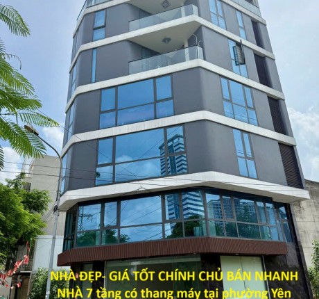 NHÀ ĐẸP- GIÁ TỐT CHÍNH CHỦ BÁN NHANH NHÀ 7 tầng có thang máy tại quận Hà Đông, Hà Nội