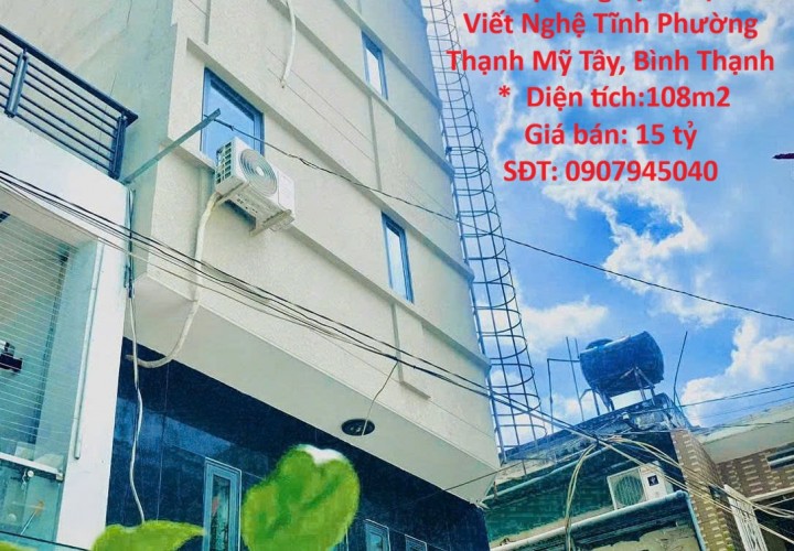 Bán Nhanh Căn Hộ DỊCH VỤ Mini 15 phòng Tại 150/32 Xô Viết Nghệ Tĩnh Phường Thạnh Mỹ Tây, Bình Thạnh