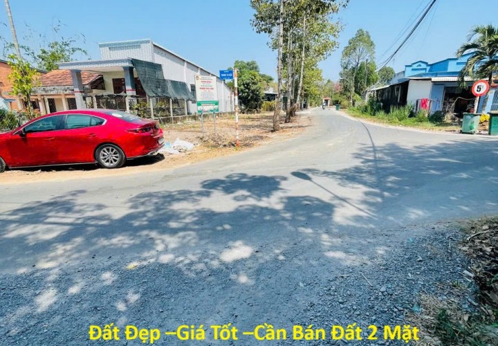 Đất Đẹp –Giá Tốt –Cần Bán Đất 2 Mặt Tiền Góc Ngã 4, Đường Trương Thị Kiện, Thái Mỹ, Củ Chi, TP. HCM